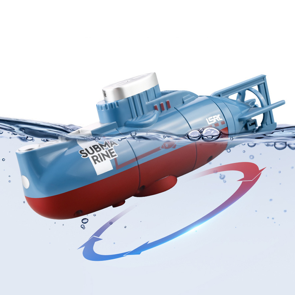 Outdoor Adventure With Kids - Simulation Mini RC Submarine 0.1M/s Speed