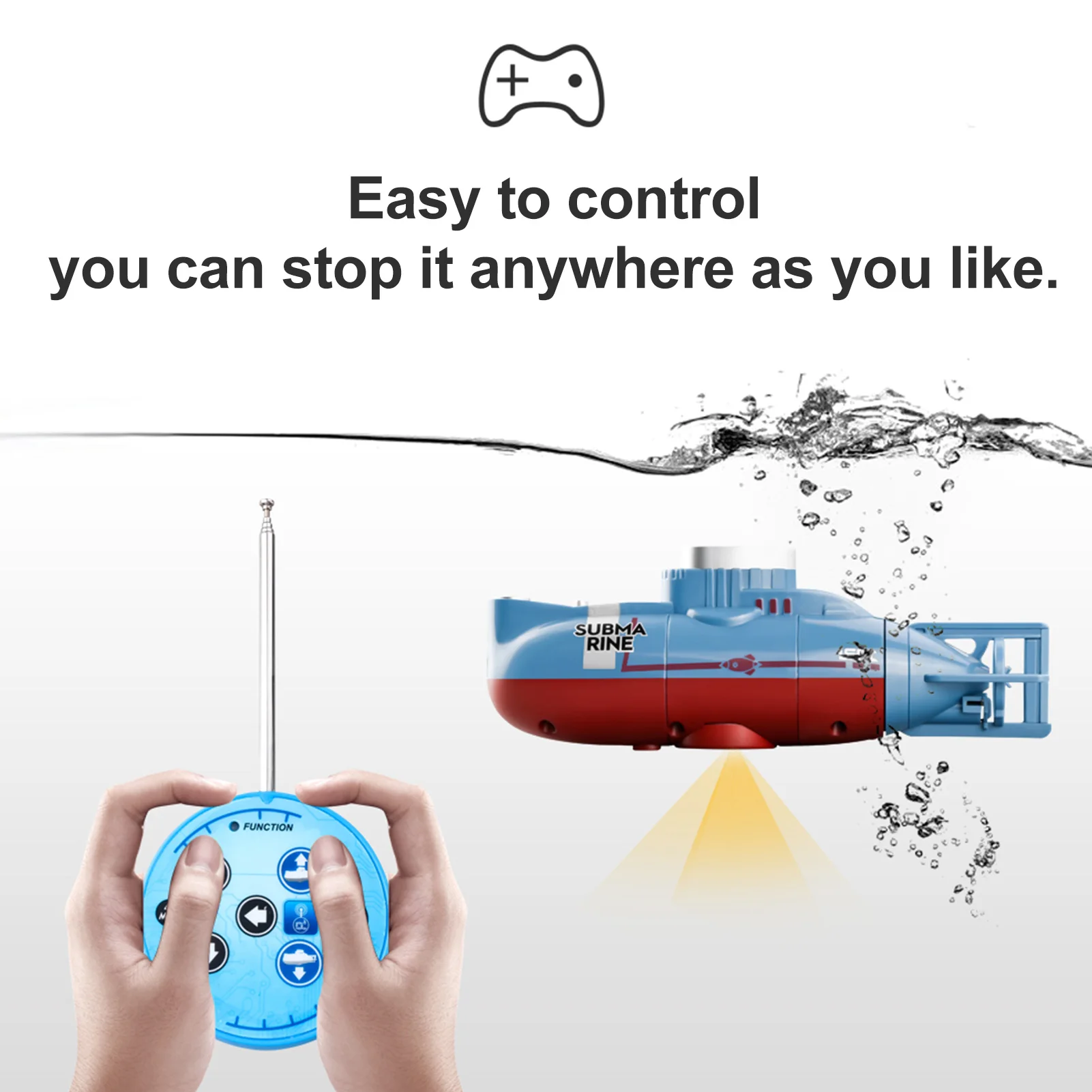 Simulation Mini RC Submarine 0 - огляд і ціна Outdoor Adventure With Kids