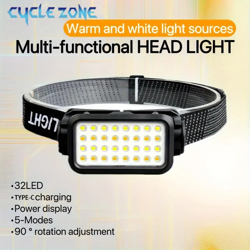 Rechargeable Headlamp with 32  - огляд і ціна Outdoor Adventure At
