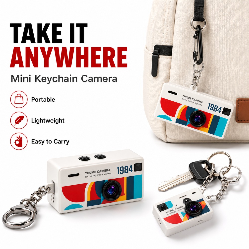 Compact Mini Thumb Camera Keyc - огляд і ціна Outdoor Adventure Videos