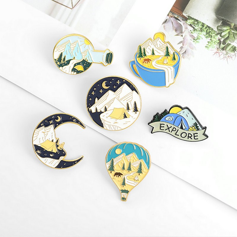 Camping Adventure Enamel Pins  - огляд і ціна Outdoor Adventure With Kids