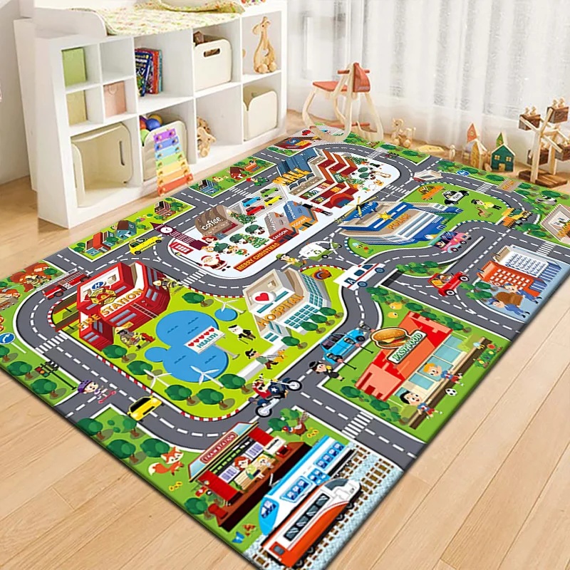 Colorful Kids City Map Play Ma - огляд і ціна Outdoor Adventure With Kids